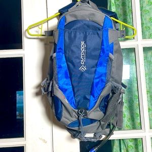 COPY - OUTDOOR PRODUCTS 17 Ltr Gray Blue Hydration Backpack with Water Reservoir